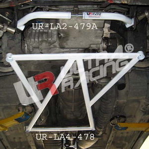 Nissan Skyline R32 GTR UltraRacing 4-Point Front Lower Brace LA4-478 211345
