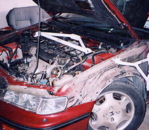 Honda Accord 94-97 2D Ultra-R 3-Point Front Upper Strutbar TW3-673 211651