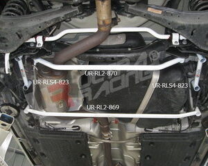 VW Golf 5 GTI + R32 Ultra-R 2-Point Rear Lower Brace 869 RL2-869 213399