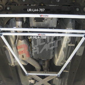 Mazda MX5 NC 06+ UltraRacing 4-Point Mid Lower H-Brace ML4-788 216729