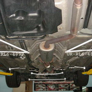 Honda Odyssey 05+ UltraRacing 2x 2-Point Rear Member Braces RL6-489P 216831