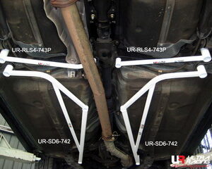 Impreza WRX/STI 01-07 GD Ultra-R 2x 2Point Rear/Side Braces RLS4-743P 216836