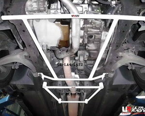 Saab 93 02-12 2.0T UltraRacing 4-Point Mid Lower Brace ML4-1673 219812