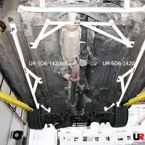 Mitsubishi EVO X UltraRacing 2x 3-Point Side/Floor Bars 1420 SD6-1420 220091