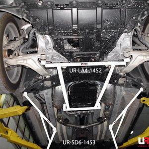 Infiniti FX 09+ 4WD Ultra-R 2x 3-Point Side Bars 1453 SD6-1453 220093