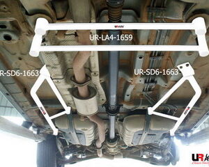 Ssangyong Actyon 06-11 2.0D Ultra-R 2x 3-Point Side Bars SD6-1663 220096