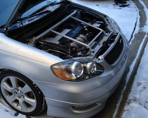 Toyota Altis 01+ Ultra-R 2-Point Front Upper Strutbar TW4-092 220223