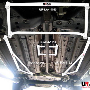 Alfa Romeo Mito 08+ UltraRacing 2x 3-Point Floor Bars SD6-1152x 223691