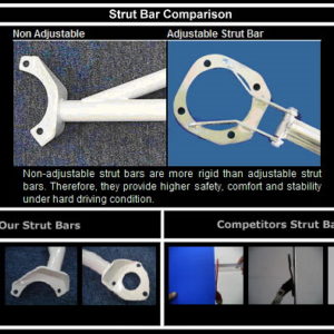 Mitsubishi EVO 7/8/9 UltraRacing 4P Front Torsion Bar Ultra FT4-2846 223747