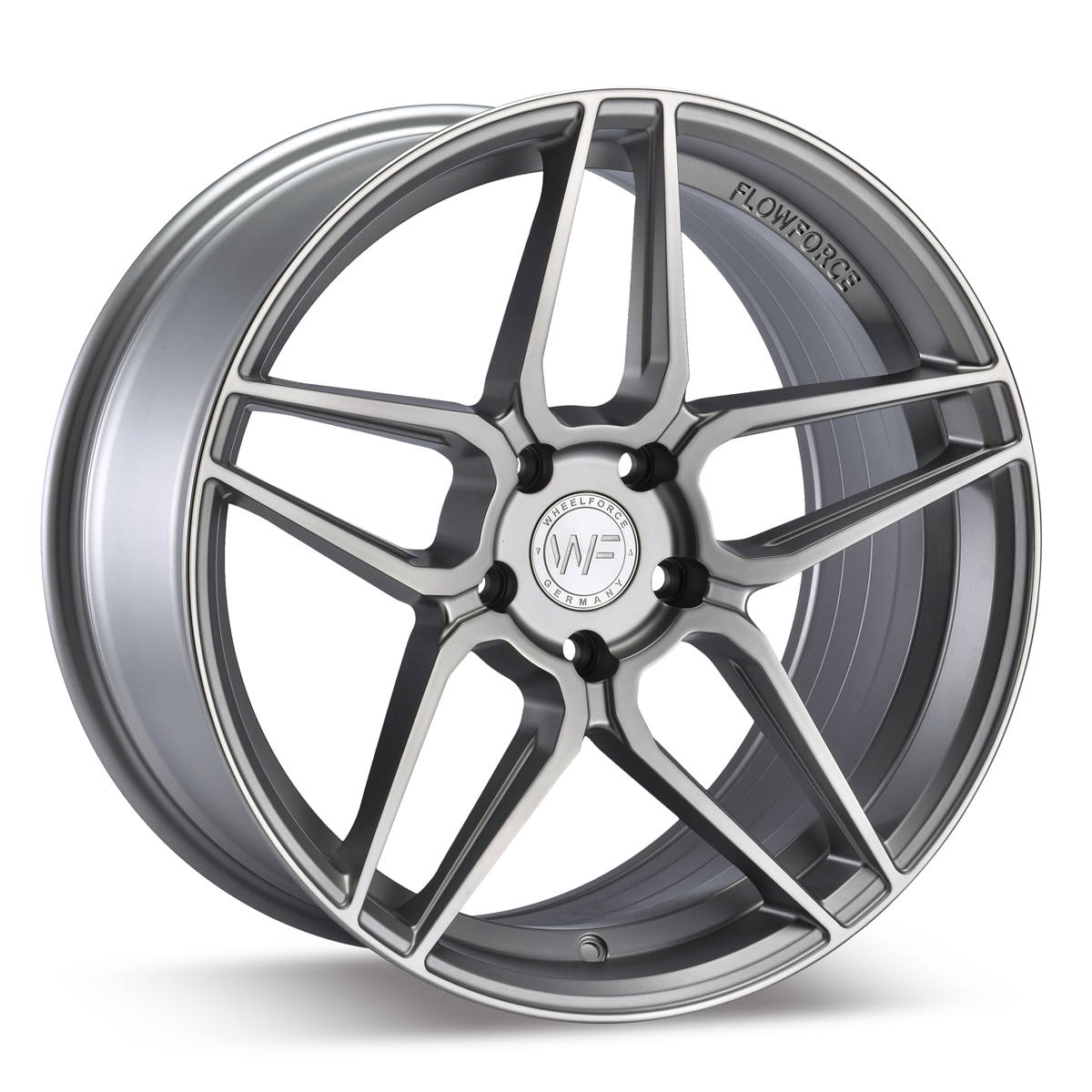 Felga WHEELFORCE Wheels FLOW FORGED / R CF1-FF - 20x9 ET20 5/120 FROZEN SILVER
