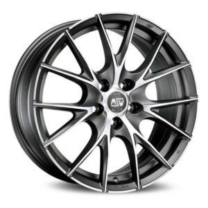 Felga W19216004P2 MSW 25 MATT TITANIUM FULL POLISHED 8x18" 5x112 ET21