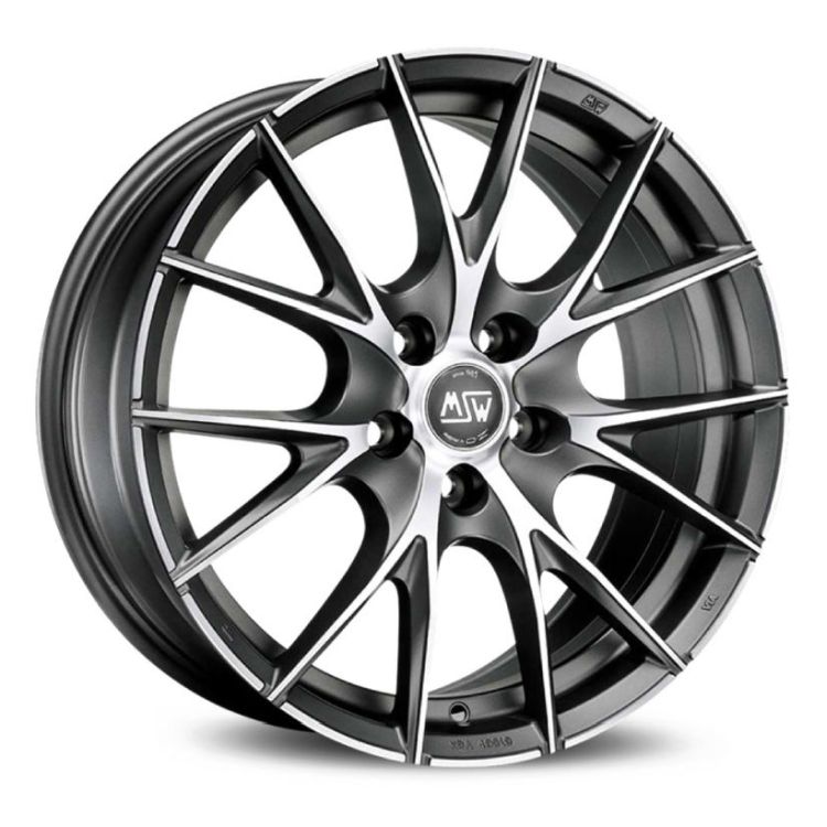 Felga W19222504P2 MSW 25 MATT TITANIUM FULL POLISHED 8x17" 5x114,3 ET45