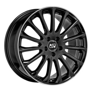 Felga W19306501TGA MSW 30 GLOSS BLACK DIAMOND LIP 8,5x19" 5x112 ET20