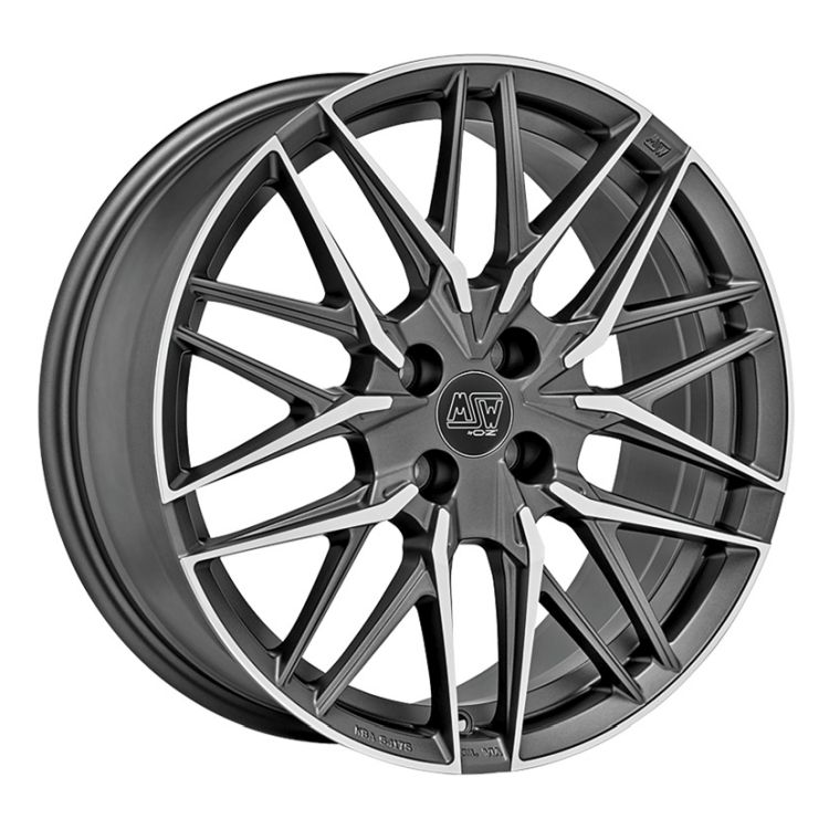 Felga W1939000326 MSW 50-4 MATT GUN METAL FULL POLISHED 7,5x18" 4x108 ET32