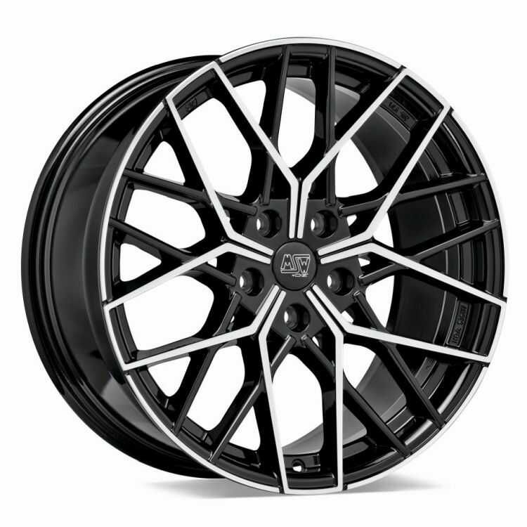 Felga W19467002T56 MSW 74 GLOSS BLACK FULL POLISHED 10x19" 5x112 ET46,1