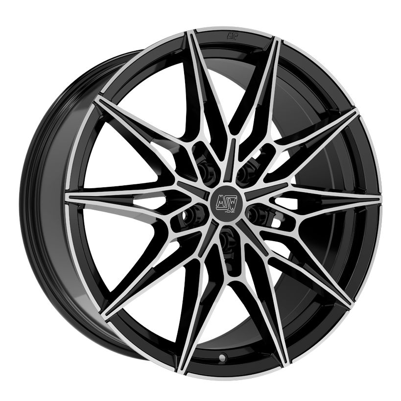 Felga W1946600256 MSW 75 GLOSS BLACK FULL POLISHED 9x19" 5x120 ET39