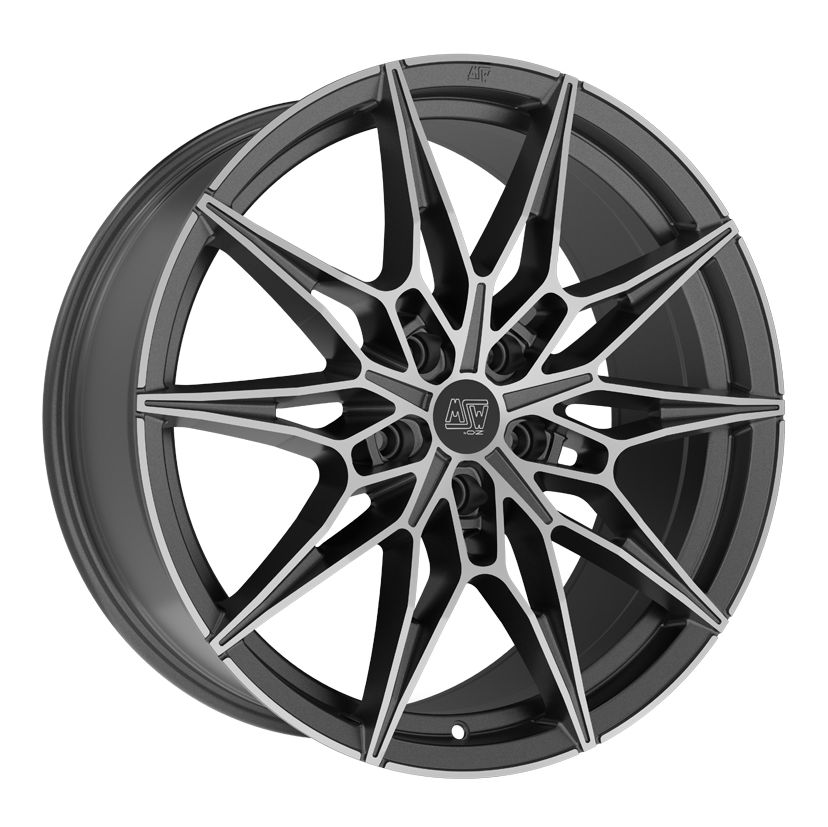 Felga W1946600126 MSW 75 MATT GUN METAL FULL POLISHED 9x19" 5x120 ET27