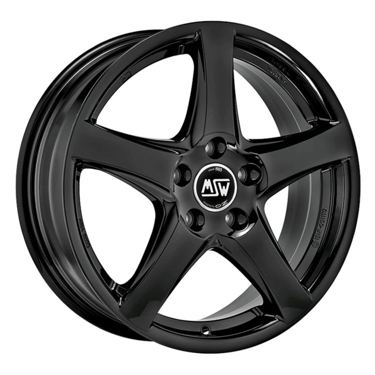 Felga W19275001TC5 MSW 78 GLOSS BLACK 6,5x17" 5x108 ET50