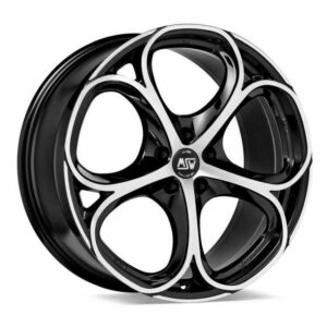 Felga W19314001T56 MSW 82 GLOSS BLACK FULL POLISHED 9x20" 5x110 ET31