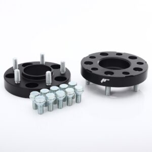 Dystanse i adaptery JR Wheels JRWA1 Adapters 25mm 5x112 57,1 57,1 Black JRWA1-25MM-5L-57BK